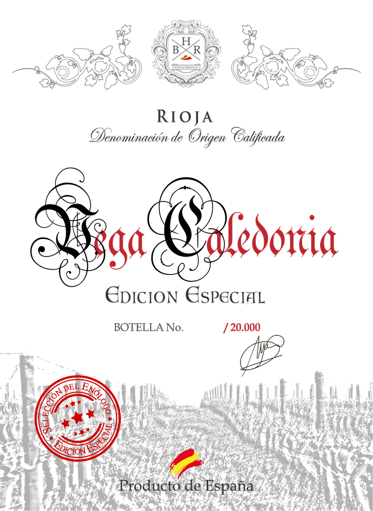 VEGA CALEDONIA AUTOR  Edicion Especial 2017 - 750 ml